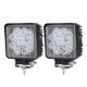 LED-фары раб.св._9LED(3W) Epistarm 10-30V/27W/2150Lm/6000K_КВАДРАТ. (шт.)