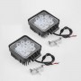 LED-фары раб.св._9LED(3W) Epistarm 10-30V/27W/2150Lm/6000K_КВАДРАТ. (шт.)