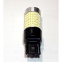 T20/5 (W21/5W) 144smd (3014) + Линза БЕЛЫЙ12-24V_C-L. (шт.)